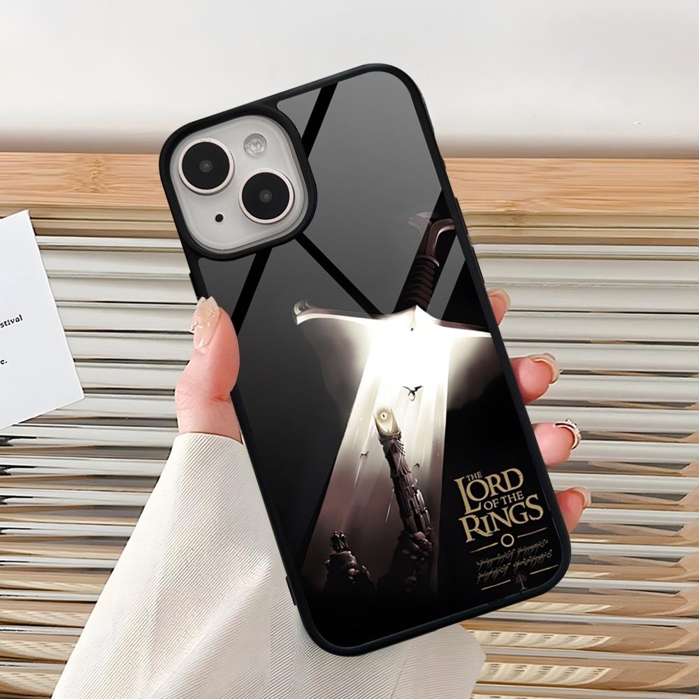 The L-Lord Of The R-Rings Phone Case For Iphone 16 Pro 15 Pro Max 14 12 11 13 Mini 8 7 Plus X Xs XR PC+TPU Design Cover