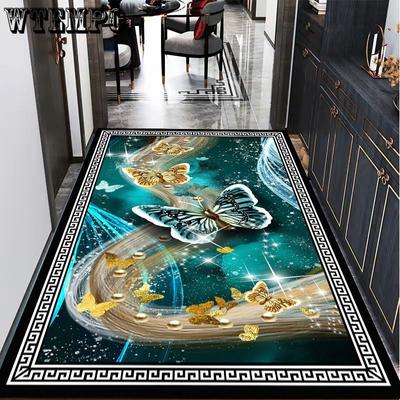 Entrance Carpet, Foyer Floor Mat Living Room Coffee Table Sofa Carpet Bedroom Bedside Mat Household Use