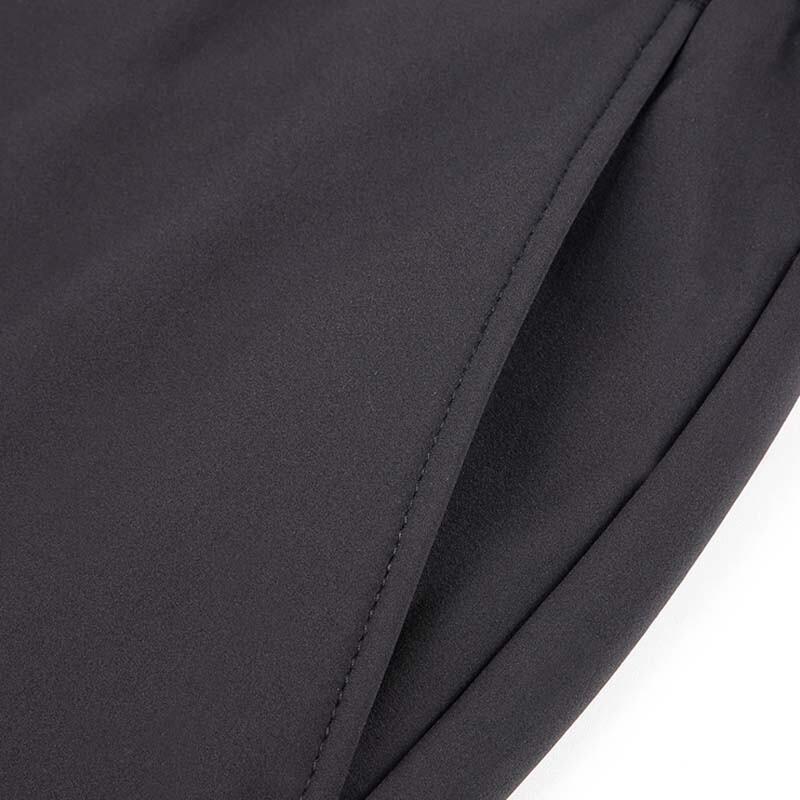 TRIES Men's Fleece-Lined Elastic Waist Casual Pants