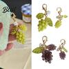 Decorative Keyring Charm Keychain Pendant Grape Bunch Shape Purse Pencil