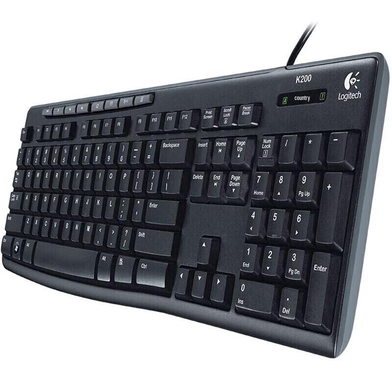 Logitech G MK200 Kabelgebundenes Multimedia-Tastatur- und Maus-Set
