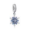 925 Silver Heart Charms Snow House Snowflake Snowman Pendant DIY Jewelry Making For Women Gift Fashion Accessories