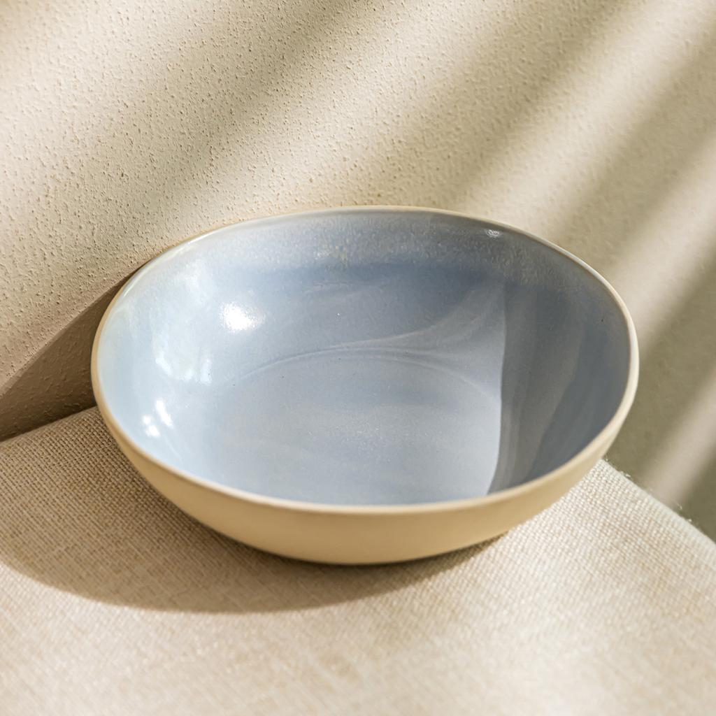 Small Fresh Ceramic Bowl Creative Special-Shaped Salad Bowl Household Dish Bowl Ramen Bowl Tableware Fruit Bowl Breakfast Bowl
