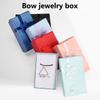 Langlebige Schmuckschatulle. Gut aussehende, rechteckige, schöne, visuelle Schmuck-Geschenkbox für Mädchen