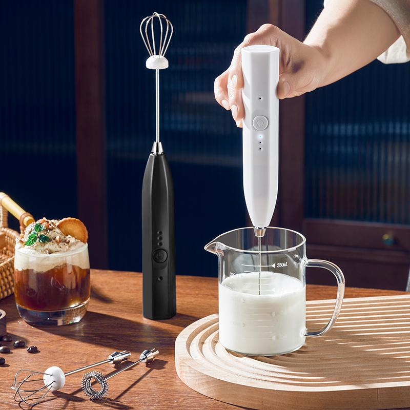 GIANXI Mini Electric Milk Frothers Handheld Wireless Blender Coffee Maker Whisk Mixer Cappuccino Cream Egg Beater Food Blender