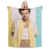 Super Soft Harryed Stylesed Kiss All the Time Throw Blanket Premium Fleece Flannel Blanket Fuzzy Plush Blankets All Season Use