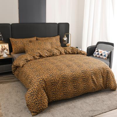 Obojstranný obliečka na paplón s leopardím vzorom Súprava posteľnej bielizne s gepardom Obliečka na paplón Luxusná obliečka na prešívanú prikrývku pre ženy Mužov Detská izba Dekoratívne