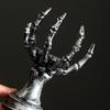 Horror Skeleton Hand Figurine Resins Candle Holders Halloween Tealight Stand Candlestick Centerpiece Decors for Festival