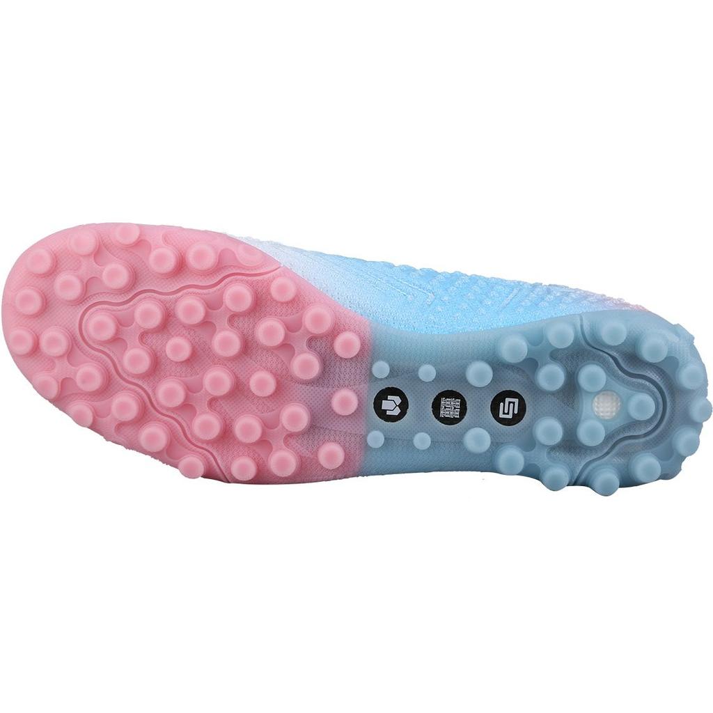 Li Ning Shadow 2.0 Turf Soccer Training Shoes Men Soccer Shoes Blue Pink White YSTT029-3