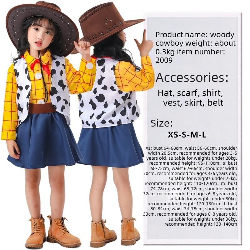 Halloween Toy Story Woody Tracy Shepherd Volwassen Kind Cosplay Podiumkostuum
