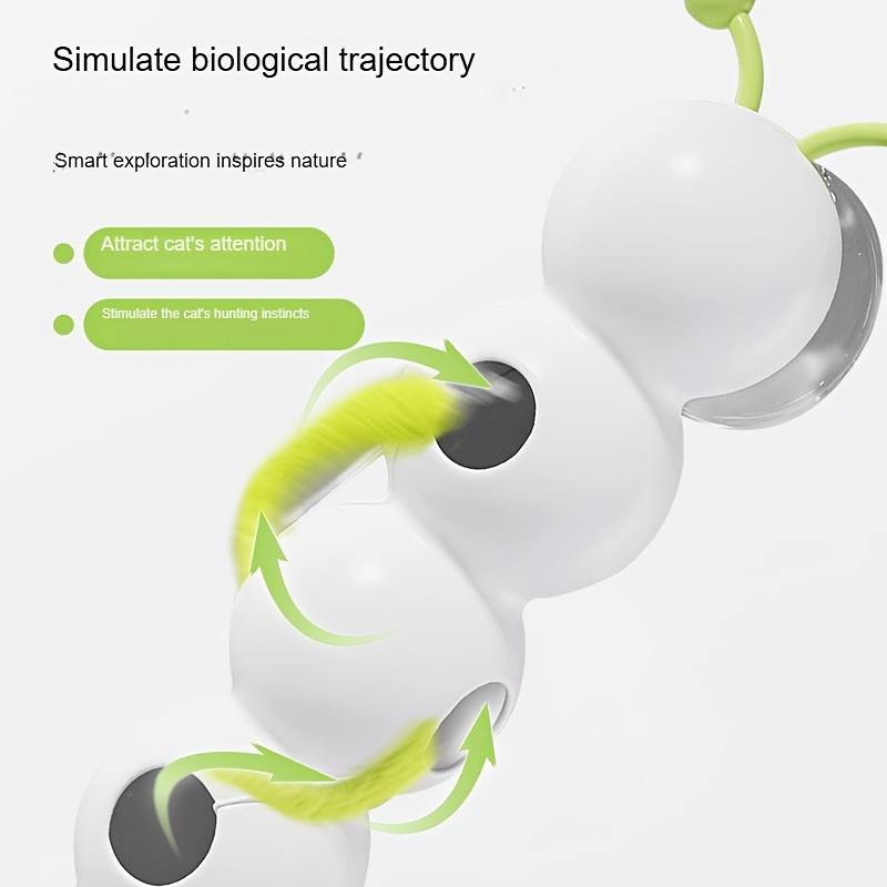 1SET Automatic Sensing Cat Toy, USB Charging, Suitable for All Cat Breeds, Relieves Boredom, Exercises Pet Companions