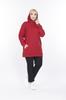 Damenstil Übergröße Sweatshirt Übergröße Kleidung Rotes Sweatshirt