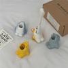 Animal Shape Toothbrush Holder Non-Slip Base Cute Corgi Shark Toothbrush Storage Stand Resin Multi-Functional Bathroom Decor