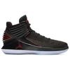 Jordan Air Jordan 32 Bred MJ Day Cushioning Slip Resistant Balance Mid top Basketball Shoes Men's Black Red AH3348-001