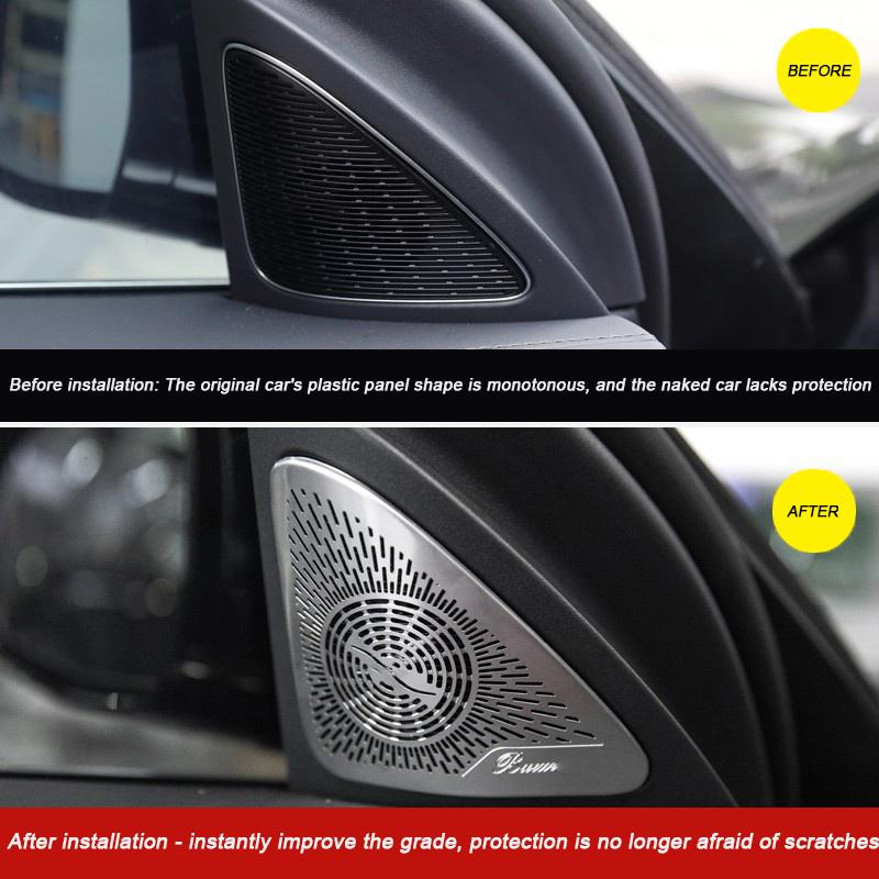 For Mercedes Benz E Class W214 2024 2025,Car Speaker Overlays Tweeter Hron Cover, Audio Protection, A-pillar Car Accessories