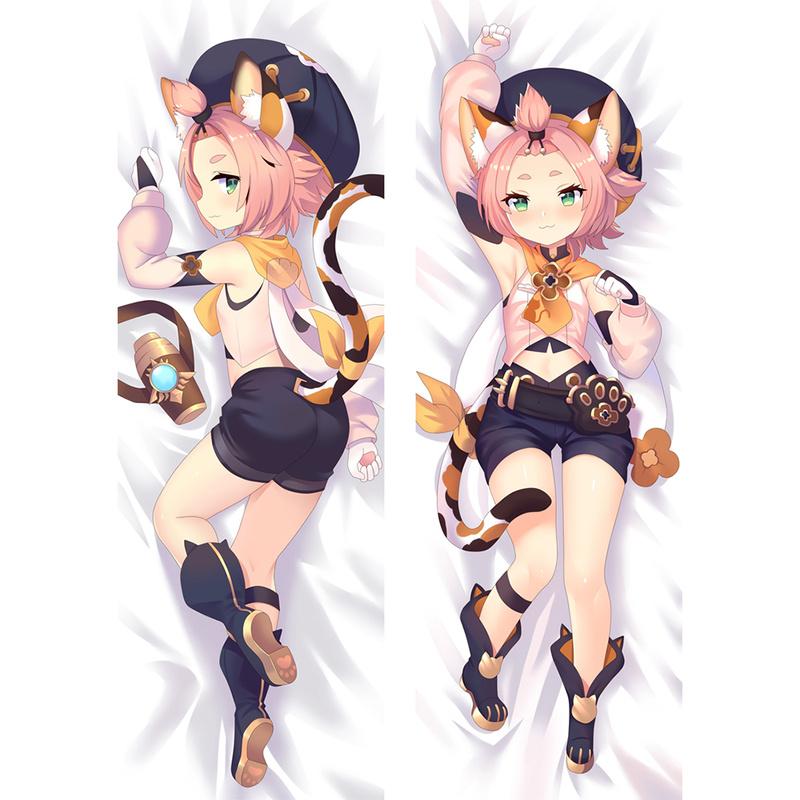 60x180cm Genshin Impact Diona Dakimakura doppelseitiger Hugging Body Kissenbezug Otaku Bettwäsche Kissenbezüge Anime Kissenbezug