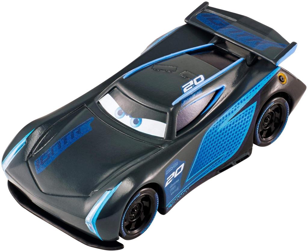 Cars 3: Crossroads Mattel 1:55 Diecast Miniature Car Jackson Storm (1 Pack)  MATTEL 2017 CARS 3 JACKSON STORM [Used] Disney PIXAR Character Car Movie