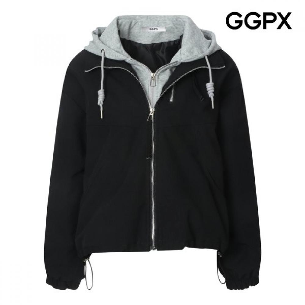 Многослойный Худи Повседневный Джемпер Gq1jp009b blacks/F