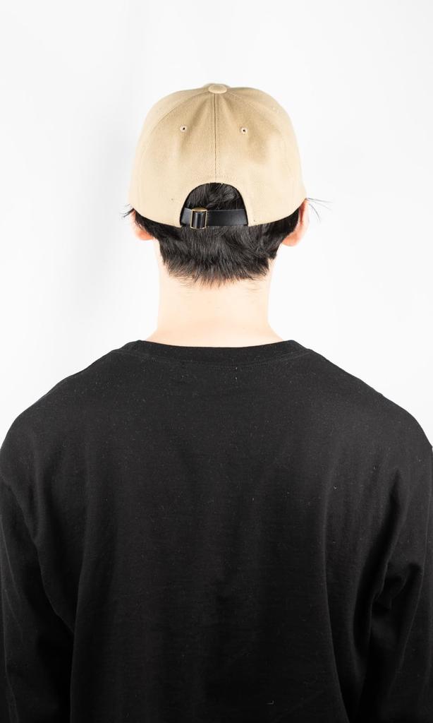 Umpire Cap B Cap Large Size Short Brim Cap L Beige Khaki [Fabulous] Two-tone Size, 60.0-63.0 Cm,