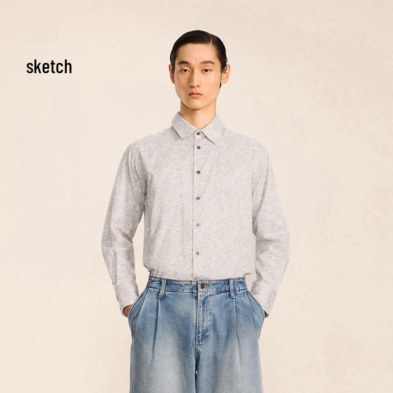 

LOOKSMART Men s 2024 Autumn Cotton Long Sleeve Casual Shirt S