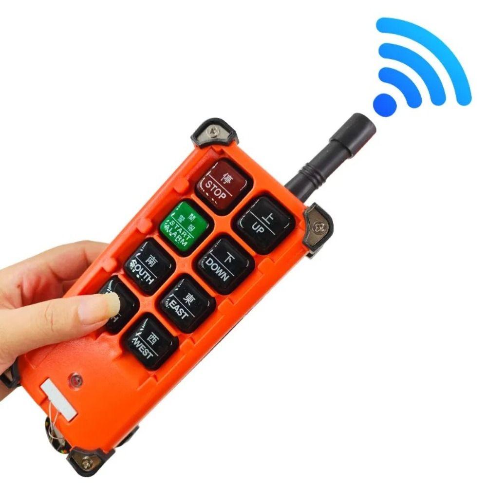 F21-E1B Electric Lift Hoist Wireless Switch Receiver 8 Buttons Wireless Crane Remote Control