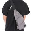 OX PLOUGH Men s Chest Bags Waterproof Casual Chest Sling Bag Polyester Shoulder MessengerLight Grey