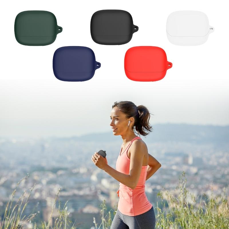 Compatible for Baseus-Bowie M2s Earphone Cover-Shell Shockproof Anti-scratch Soft Sleeve Washable Housing Dustproof Case