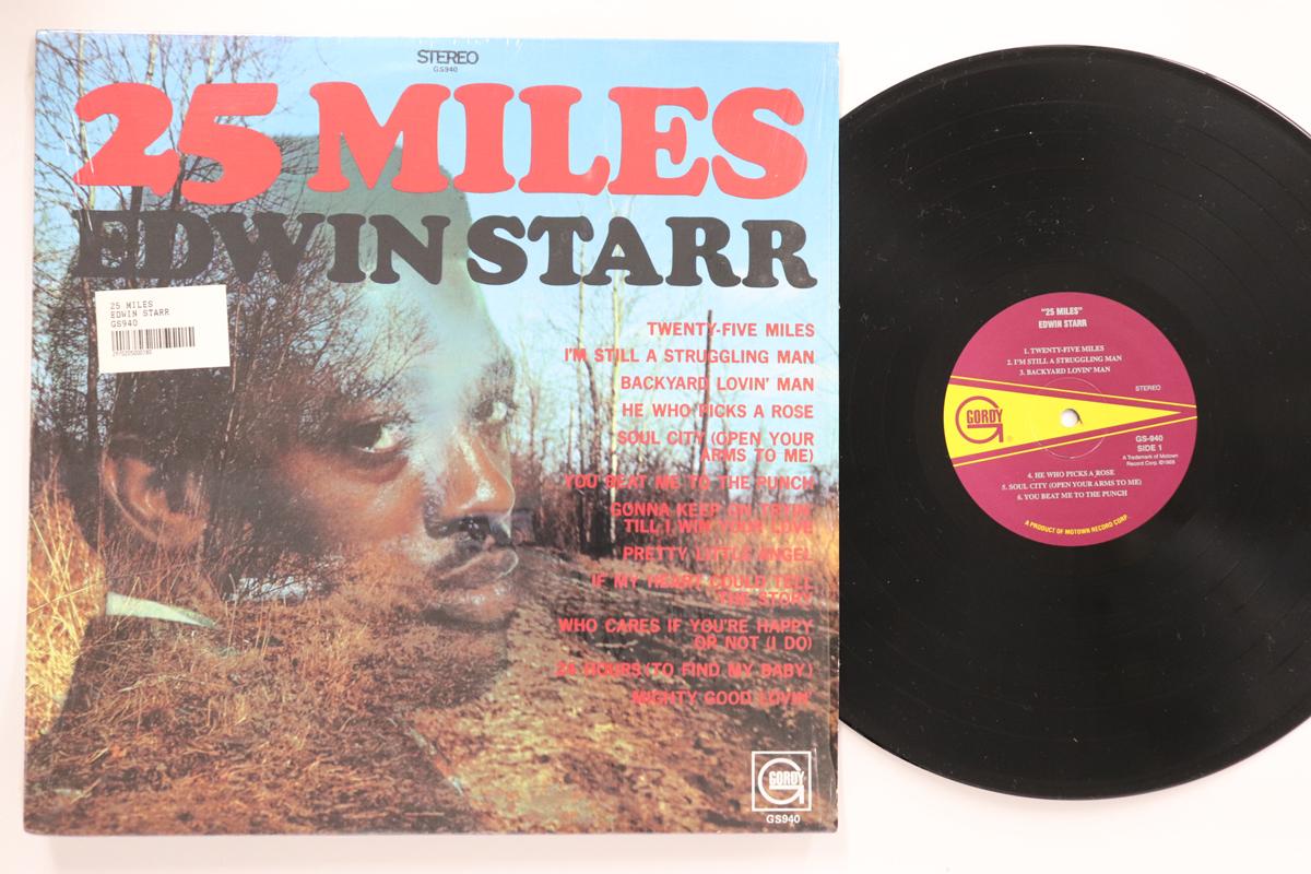 

LP Record EDWIN STARR - 25 Miles GS940 Gordy US Soul/Funk Used