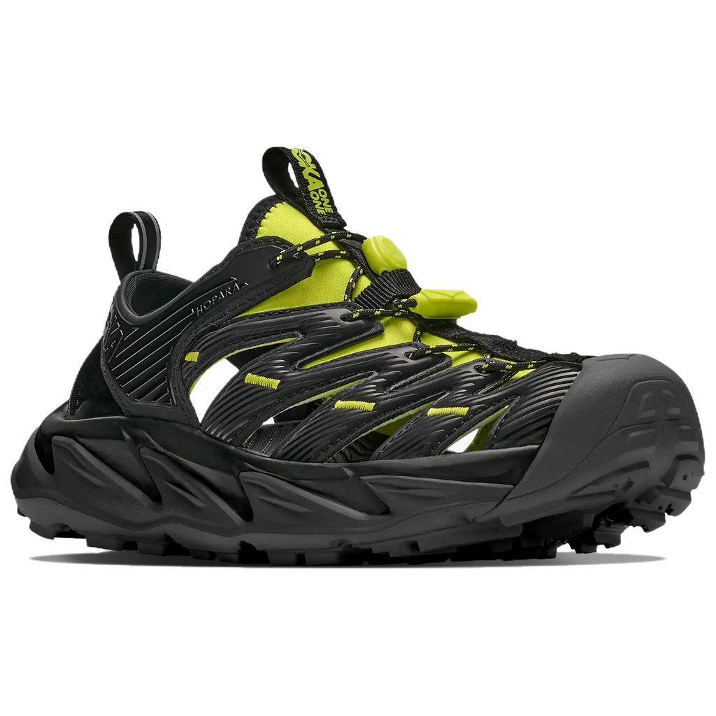 HOKA ONE ONE Hopara Series Comfortable Round Toe Flat Breathable Durable Rebound Shock Absorption Creek Shoes Unisex shoes 1123112-BHK