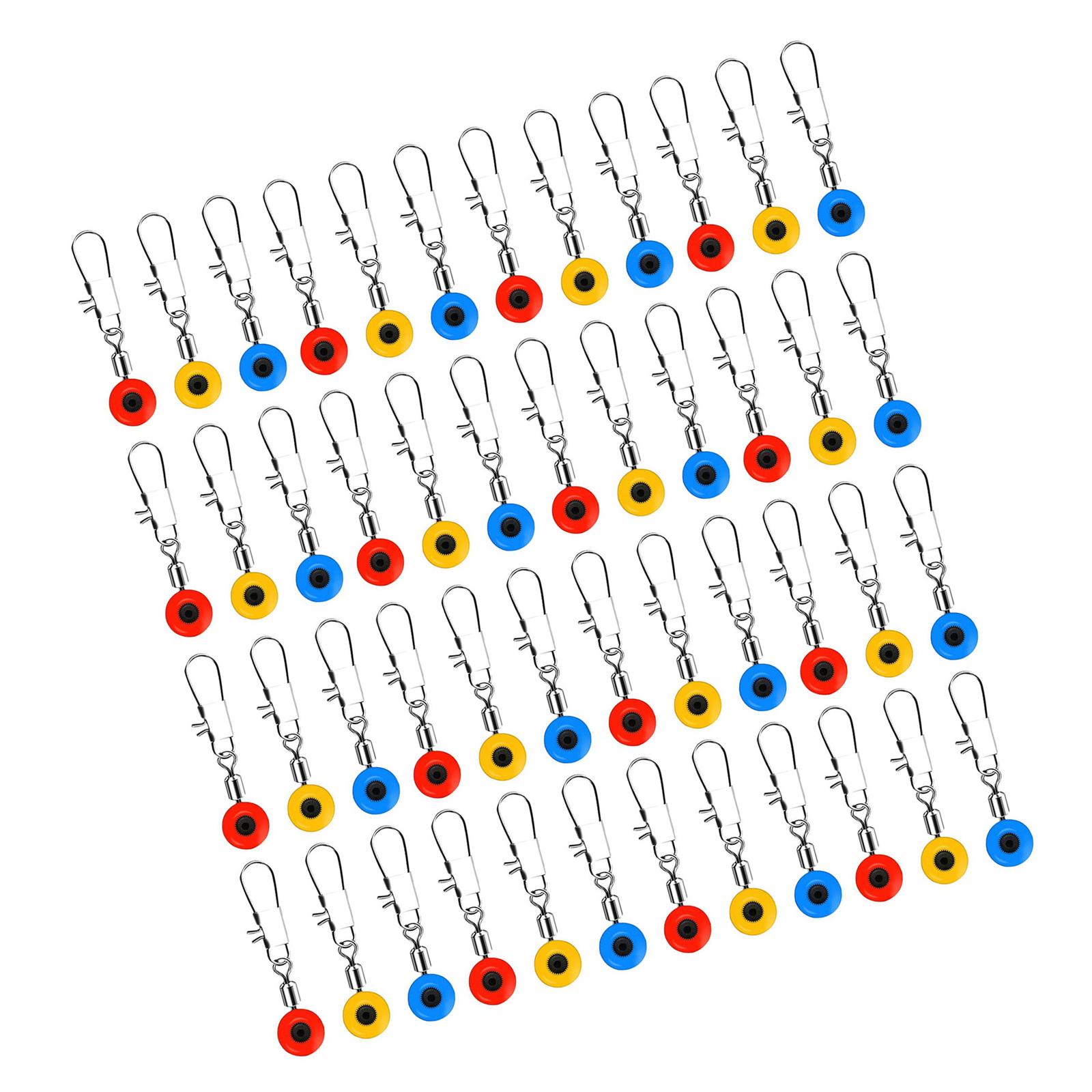 

100Pcs Beans Swivel Connectors Fishing Float Bobber Stops Space Beans Connectors Sea Fishing Saltwater Tackle Equipment S