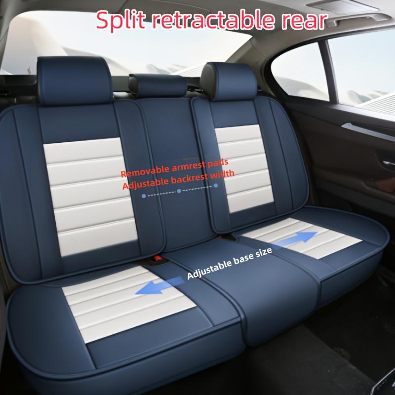 For Four Seasons Universal All-inclusive Cushion Nappa Leather Scratch-resistant Wear-resistant Comfortable Breathable Seat Cush