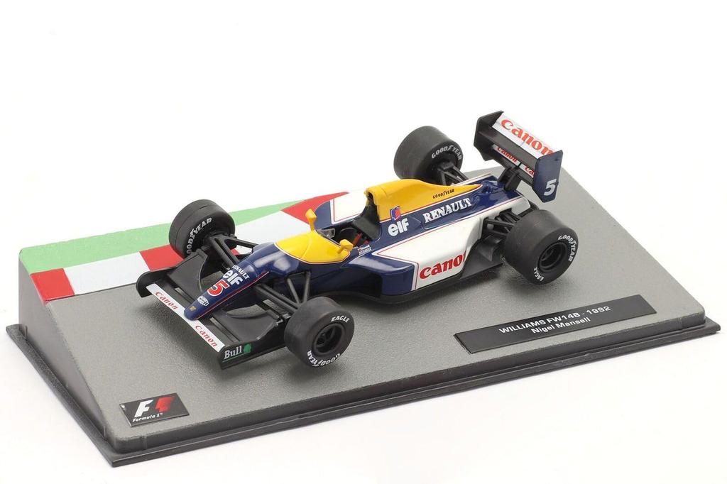 F1 Mini Car Williams FW14B Nigel Mansell 1992 NIGEL MANSELL 1/43 [Item]