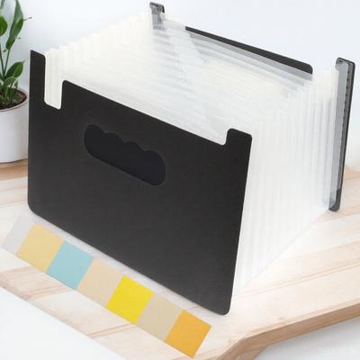 File Folder Receipt Organizer Multi-Function Portable Accordion Style Document Holder Office Coupon Storage Organizer