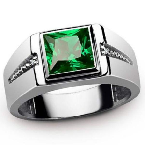 Wish hot sale inlaid multi-color synthetic zircon ring e-commerce European and American trendy men s and women s rings no. 6