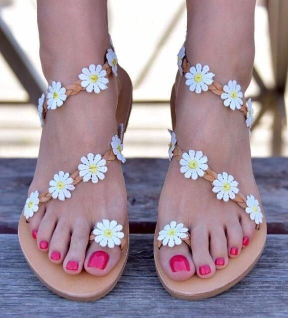 

Sexy Sandals Hollow Open-toe Flat-bottomed Long Cool Boots Women 4 4 4 43