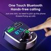 LED MP3 Car Bluetooth FM Audio Receiver Hands-Free Bluetooth 5.0 Transmitter 2.1A 3.1A QC3.0 PD Type C Dual USB Car kit Charger