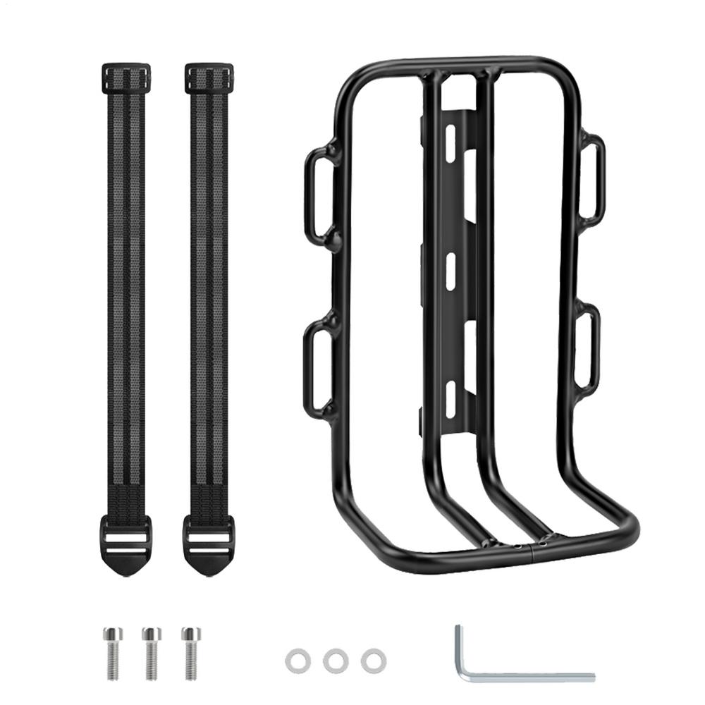 Front Rack for Bike Large Loading Capacity Luggage Touring Carrier Racks Luggage Touring Carrier Shelf for Shopping Riding