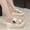 Fashion Slippers Women Summer Shoes Pantofle Platform Slides 2025 Soft Shoes Woman 2025 House Slippers Platform Pantofle Summer Soft New