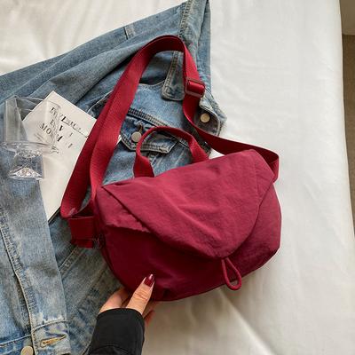 Soft Cloth Zipper Design Shoulder Bag for Women 2024 Trend Korean Fashion Y2K Handbags and Pures Small Crossbody Bags