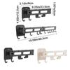 Plastic Spatula Spoon Hanging Bracket Folding Utensil Rack Kitchen Wall Hooks  for Home