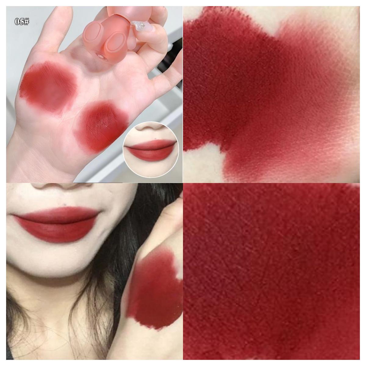 

Gege Bear Rabbit Lip Glaze, матовая бархатная глина для губ, стойкая цветная невысыхающая помада