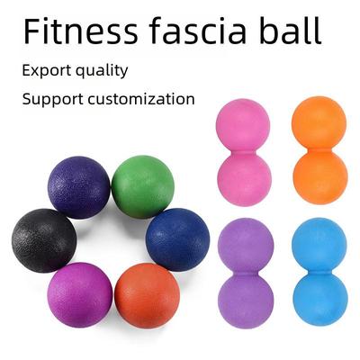 Bola de Massagem de Amendoim Portátil e Bola de Yoga para Liberação Fascial e Reabilitação