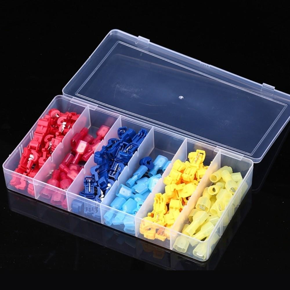 120pcs Efficient Wiring T-Tap Connector Peel-Free Quick Crimp Terminal  Electrical Wiring