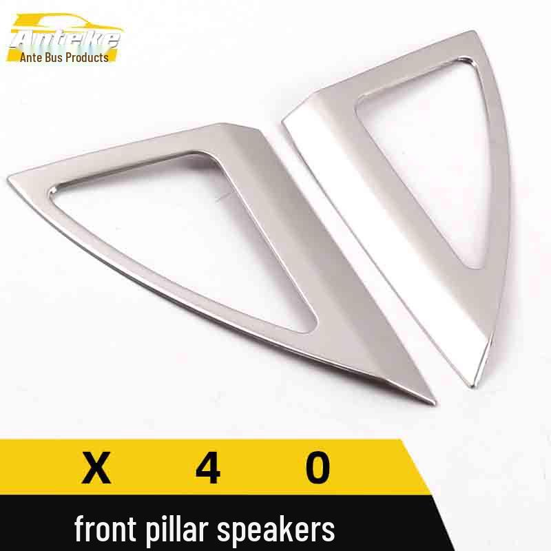 Bestune X40 A-Pillar Speaker Ring & Stainless Steel Center Console Cover