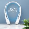 360° Portable Neck Fan 48 Vents Mini Wireless Fan 3 Speed Speed Bladeless USB Rechargeable Sports Cooling Fan for Outdoor Sports Travel