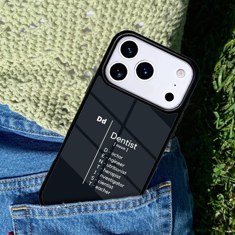 Funny Dental Dentist Quotes Phone Case Cover Compatible with for IPhone 17air 16e 15 14 13 12 11Pro Max 17 Air