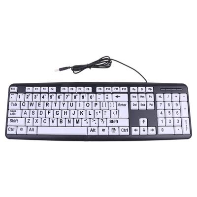 מקלדת USB ame הגנה על עיניים לקשישים, סטודנטים ובעלי לקות ראייה