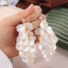 Jewelry Petals Tassel Earrings Exquisite Vintage Earrings Creative Drop Earring  Party