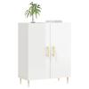 Credenza Bianca Lucida 69,5 x 34 x 90 cm Legno Ingegnerizzato