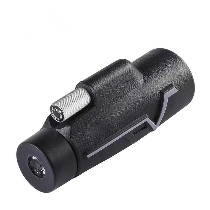 Telescopio monoculare per gare di birdwatching, treppiede completamente ottico, supporto per cellulare, vendita, 25x50